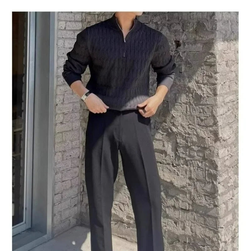 Milan Knit Zip Sweater