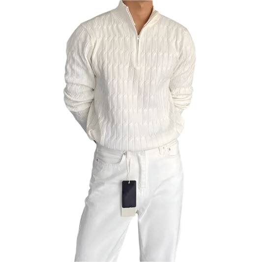 Milan Knit Zip Sweater